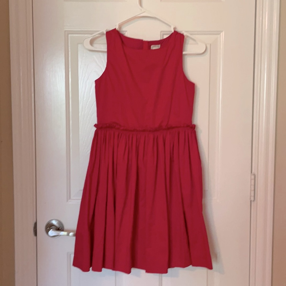 Crewcuts Girls' Bright Red Sleeveless Party Dress